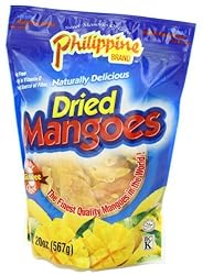 Philippine Brand Dried Mango, 20-Ounce Pouches