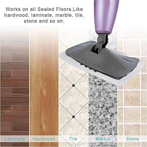 KEEPOW 6 Pack Steam Mop Replacement Pads for Shark Easy Spray Steam Mop