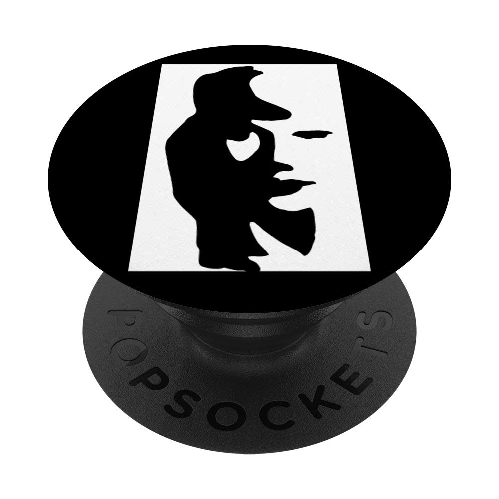 Optical Illusion Science Abstract Woman Face Novelty Gifts PopSockets Grip and Stand for Phones and Tablets