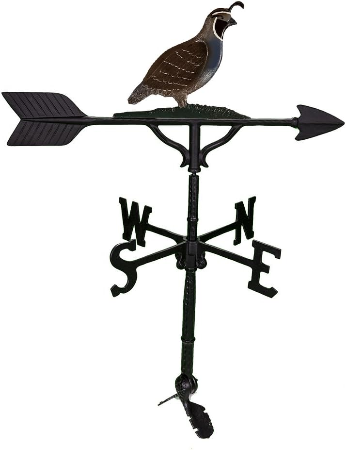 Weathervanes - Montague Metal Products Quail Weathervane, 32-Inch, Natural