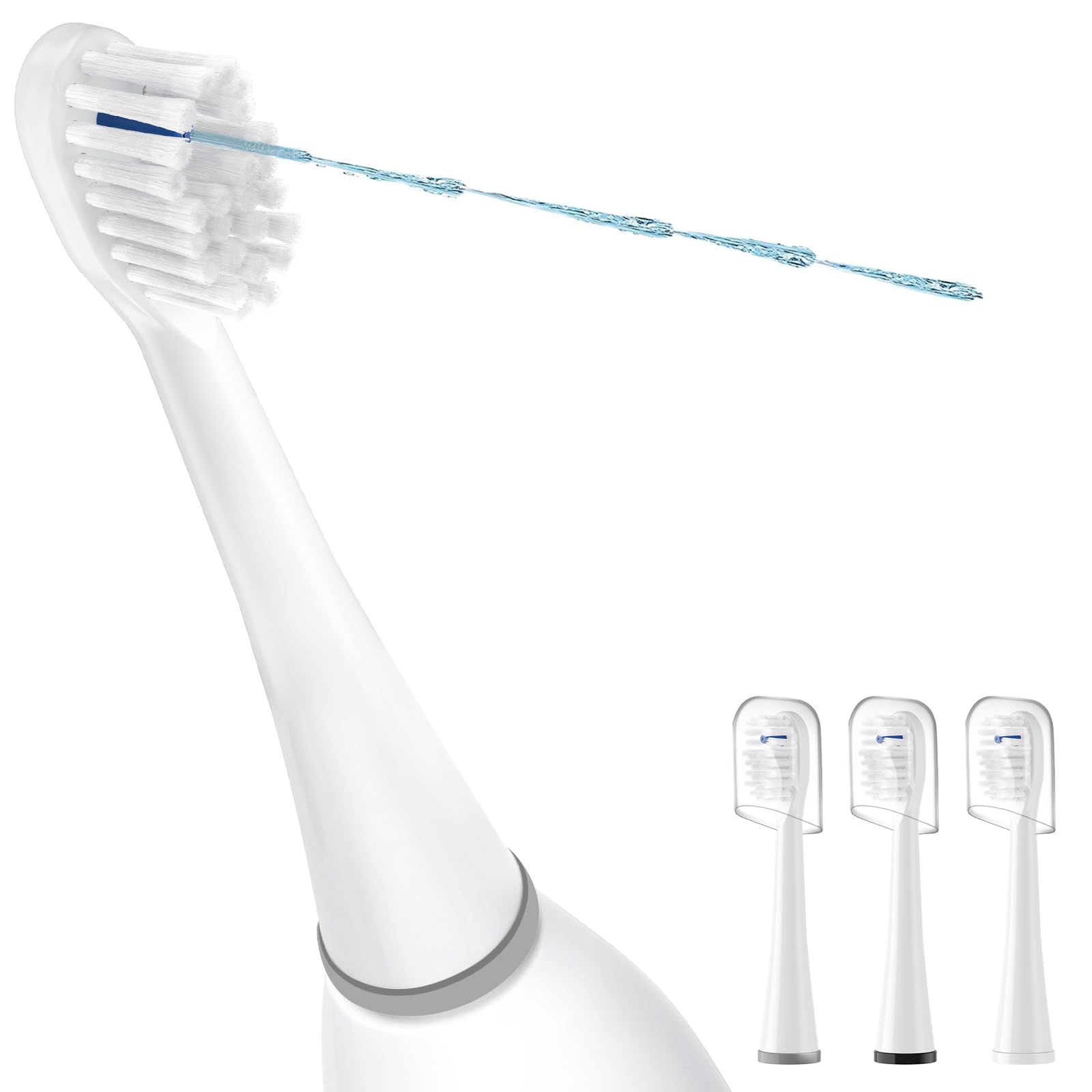 Photo 1 of Toothbrush Replacement Heads for Sonic Fusion and Sonic Fusion 2.0, Sonic Fusion Professional and Sonic Fusion 2.0 Professional, SF-01, SF-02, SF-03 and SF-04 (White, 3Packs)