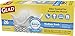 Glad Trash Bags, Medium Quick-Tie Garbage Bags - OdorShield 8 Gallon White Trash Bag, Febreze Fresh Clean - 26 Count - Pack of 6 (Package May Vary)