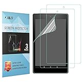 All-New Fire HD 8 Screen Protector, J&D Premium HD Clear Film Shield Screen Protector for Fire HD 8 (2016 Release, 6th Generation) - 3 Packs