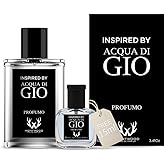 MONTWOOD Eau de Parfum – Long-Lasting Aquatic Fragrance for Men – 100mL Perfume Spray with Bonus 15mL Perfume Sample (Randomly Selected) – Inspired by Acqua di Gio Profumo