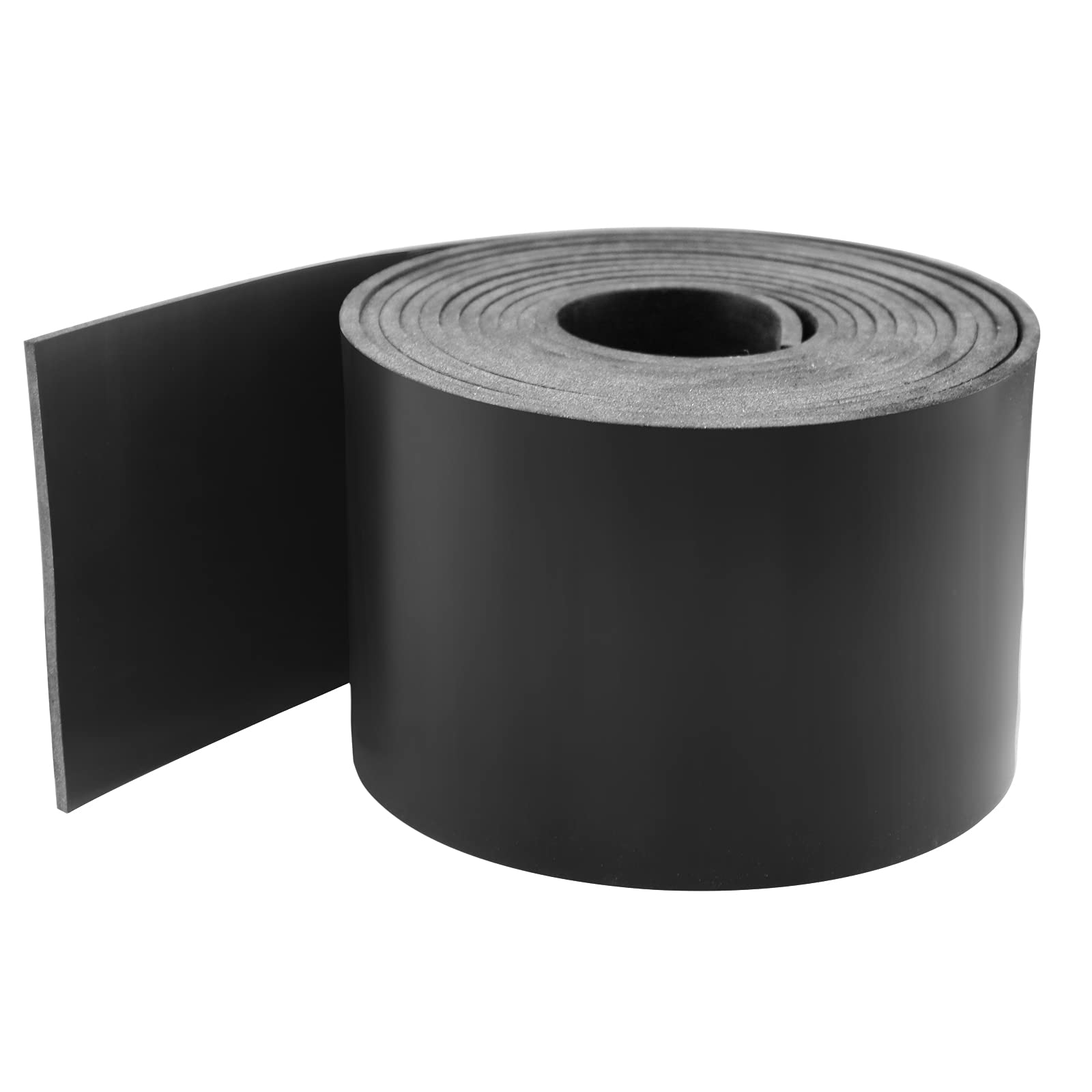 Storystore Neoprene Rubber Sheet 80mm(W) x3mm(T) x3m(L) Neoprene Rubber Strips Solid Rubber Rolls DIY Gaskets, Crafts, Pads, Flooring Protection, Supports, Leveling, Anti-Vibration, Anti-Slip — image 1