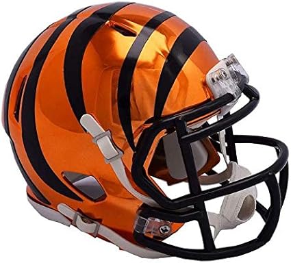 Amazon Com Cincinnati Bengals Riddell Chrome Alternate Speed Mini Helmet Sports Collectibles