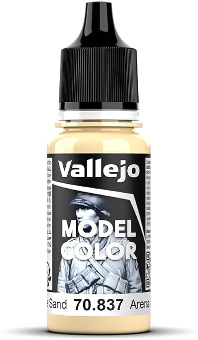 Vallejo Model Color Pale Sand 17 ml Acrylic Paint Ideal for Brush Painting