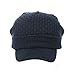 Comhats Winter Visor Beanie Hat for Men Wool Knit Cable Cuff Beanie Cap Women, Medium, 68069_navyblue