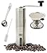 Venoly Conical Burr Coffee Grinder Stainless Steel Hand Crank Travel Coffee Grinder Set with Pour Over Coffee Dripper Brewed Coffee Maker