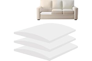 Foreard 3 Pcs Couch Cushion Support 20 * 20 inches for Sofa Cushions Sagging Replacement Inserts Seat Foam Board（ White ）