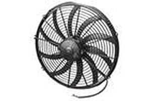 Spal 30102049 Puller Fan (16In High Performance ; Curved Blade; For Use W/ 30Amp Fuse at 13V), 1 Pack