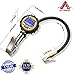 ATUNME Tire Pressure Gauge, 200 PSI Digital Auto Tire Inflator Gauge & Gun, Air Chuck and Compressor Accessories Heavy Duty with Rubber Hose, Valve Extender, Quick Connect Coupler for Car, SUV, RV