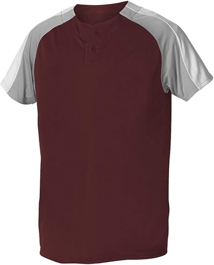 Amazon Alleson Youth 2つボタンヘンリー野球ジャージー M Alleson Athletic シャツ Amazon Alleson Youth 2つボタンヘンリー野球ジャージー M Alleson Athletic シャツ