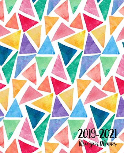 2019-2021 Three Year Planner: Monthly Schedule Organizer - Agenda Planner For The Next Three Years, 36 Months Calendar January 2019 - December 2021 | Colorful Design by Kim R. Jacquez