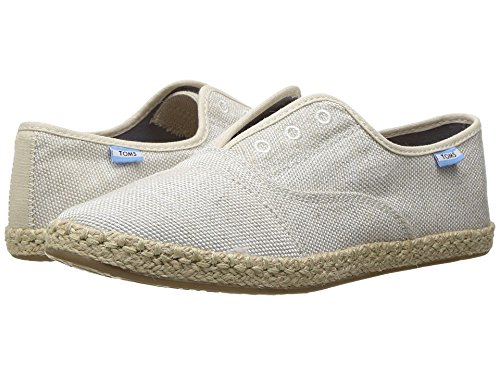 TOMS Women's Palmera Slip-On Natural Yarn-Dye Flat