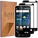 [2-PACK]-Mr Shield For ZTE Blade V8 Pro [Tempered Glass] [Full Cover] [Black] Screen Protector with Lifetime Replacement Warranty