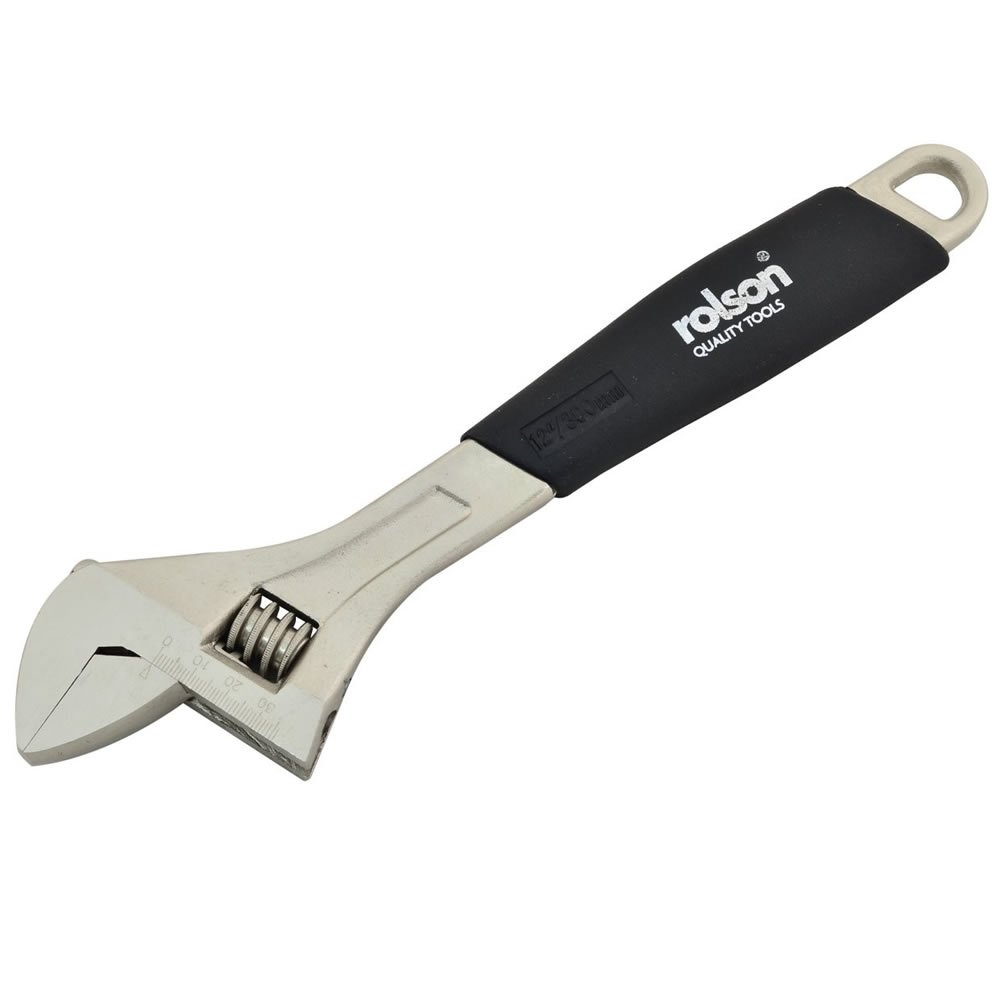 Rolson 19019 300 mm Adjustable Wrench