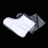 EXCEART 200ct Paraffin Bath Liners Clear Plastic Disposable Foot Covers for view 7