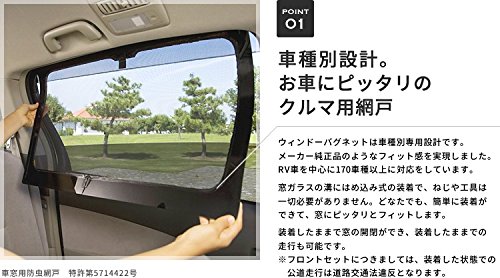 車の網戸を自作 車内側から簡単にセットできる車中泊用の網戸を自作 車の網戸を自作 車内側から簡単にセットできる車中泊用の網戸を自作