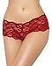 I wish Women's Sexy Stretched Lace Boyshort Panty