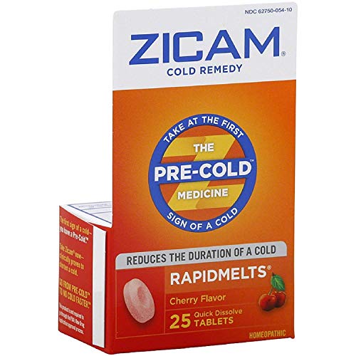 Zicam Cold Remedy RapidMelts Cherry - 25 ct, Pack of 3