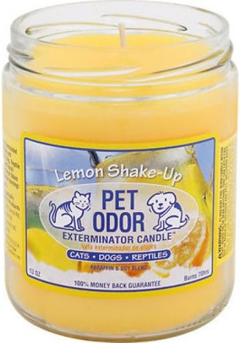 Pet Odor Exterminator Candle, Lemon Shake-Up,13 oz