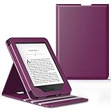 MoKo Case for Kindle Paperwhite, Premium Vertical Flip Cover with Auto Wake/Sleep Fits All Paperwhite Generations Prior to 2018 (Will not fit All-New Paperwhite 10th Generation), PURPLE
