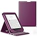 MoKo Case for Kindle Paperwhite, Premium Vertical Flip Cover with Auto Wake/Sleep Fits All Paperwhite Generations Prior to 2018 (Will not fit All-New Paperwhite 10th Generation), PURPLE