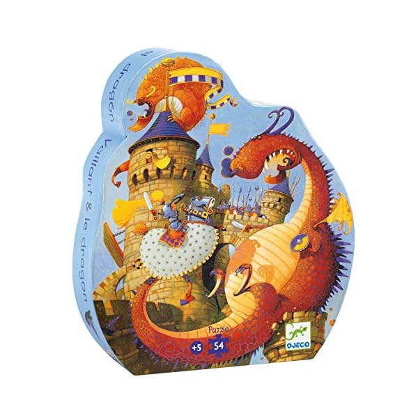 Djeco DJ07256 Silhouette Puzzles, gemischt