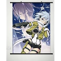 Amazon.com: Anime Sword Art Online 2 Home Decor Wall Scroll Poster ...