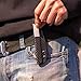 Adjustable Pocket Clip/Belt Holster for JUUL Vape E-Cig Kydex Holder Sleeve Cover Carrying Case | Made in The USA - Device Not Included