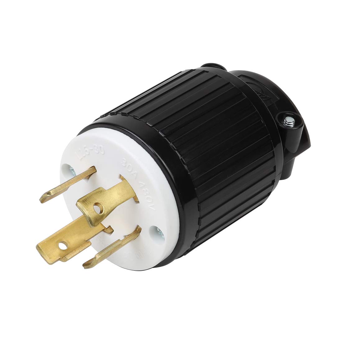 Photo 1 of Nema L16-30P Male 30A 480V Industrial Grade AC Power Plug, NEMA L16-30P Locking Plug, 3-Pole, 4-Wire Grounding, AC 60HZ