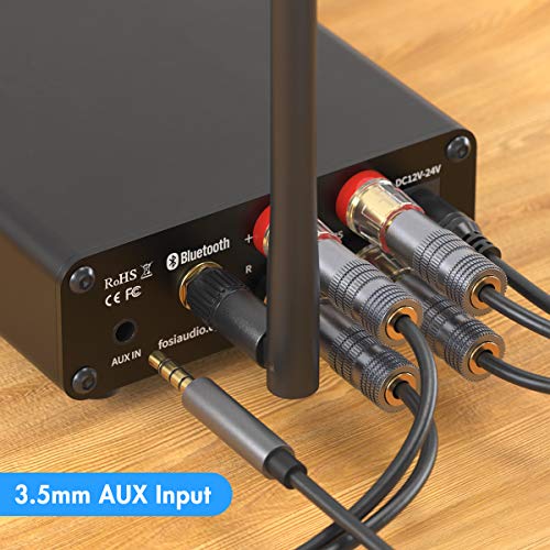 Fosi Audio BT10A versterker audio stereo Bluetooth 5.0 ontvanger 2 kanalen klasse D mini hifi-versterker voor… - Image 5