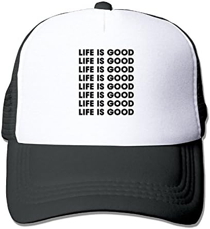 LeaDear Unisex Fashion Adjustable Life. Is. Good Snapback Cap Trucker Hat / Headwear