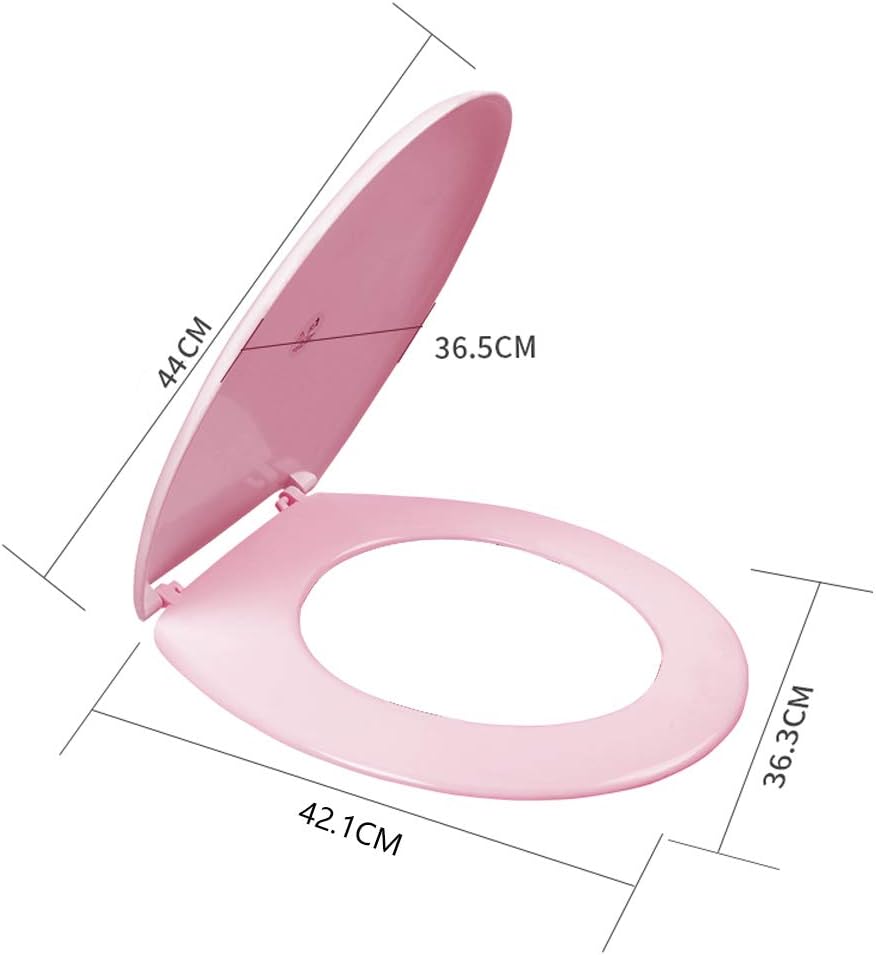 JOTOM Premium Quality Toilet Seat,Easy to Mount,Beautiful Printed Design Toilet Seats for Bathroom (Flamingo) - Image 4