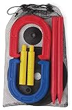 Horseshoes Game as Outdoor Games for Family - Horseshoe Set Best Yard Camping Lawn Beach Games Perfect for Adults, Kids or Seniors