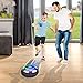 Growsland Hover Soccer Ball for Kids Rechargeable Air Soccer Toys for Boy Girl Football Indoor Outdoor with LED Light and Foam Bumper
