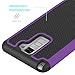 LG Stylo 2 Case, LG Stylo 2 V Case, OEAGO [Drop Protection] [Shock Proof] - Hybrid Dual Layer Rubber Plastic Impact Defender Hard Case Cover Shell for LG Stylo 2 / LG Stylo 2 V/LG Stylus 2 - Purple