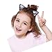 Lace Cat Ears Headband for Women Girls 5 PCS Metal Hair Hoop Kitten Ears Hairband Costume Party Cosplay