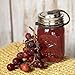 Ecojarz: Small-Mouth Pop-top Sealable Drinking Jar Lid! Stainless Steel and Silicone. Non-plastic (Coffee)