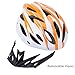 CCTRO Adult Cycling Bike Helmet, Eco-Friendly Adjustable Trinity Men Women Mountain Bicycle Road Bike Helmet Safety Protection,Orange