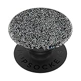 PopSockets PopGrip - Expanding Stand and Grip with Swappable Top - Glitter Black