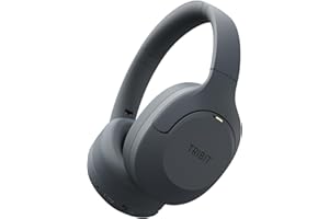 Tribit Wireless Over-Ear Headphones QuietPlus 81, Hybrid Active Noise Cancelling, Bluetooth 6.0 Headset, 110H Playtime, 6 Cus