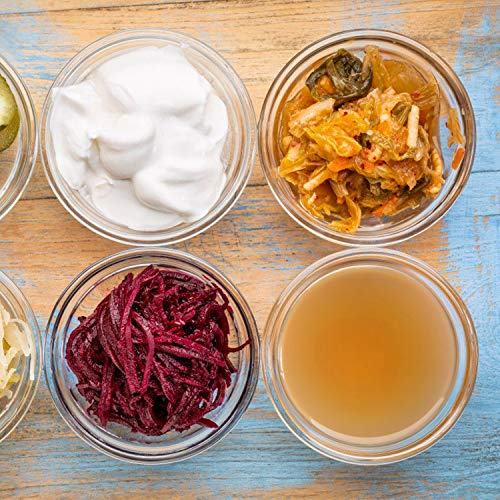 image for RUCKAE Glass Bowls With Lids For Kitchen Prep, Dessert, Dips, and Cand