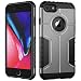JETech Case for iPhone 8 and iPhone 7, Dual Layer Protective Cover with Shock-Absorption (Silver) primary