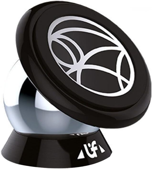 Lomalson Cellphone Mount - New Vehicle Mounted Magnetic Stand - Creative Bracket For Tablet PC - 360 Degrees Rotating Cell Phone Holder, Strong Adhesive & Sturdy, Leaves No Marks