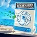 Zehui LED Table Lamp and Flashlight for Home Outdoor Camping Portable USB Mini Solar Fan Light
