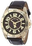 U.S. Polo Assn. Classic Men's USC50012 Analogue Brown Dial Leather Strap Watch