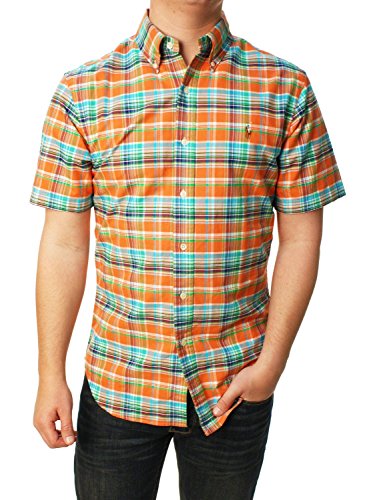 Polo Ralph Lauren Men's Slim Fit Short Sleeve Oxford Shirt