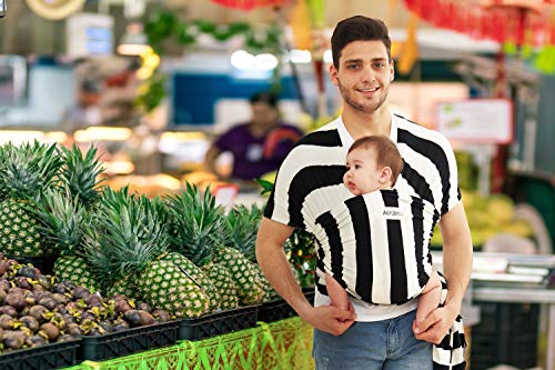 image for ACRABROS Baby Wrap Carrier,Hands Free Baby Carrier Wrap Sling,Stretch 